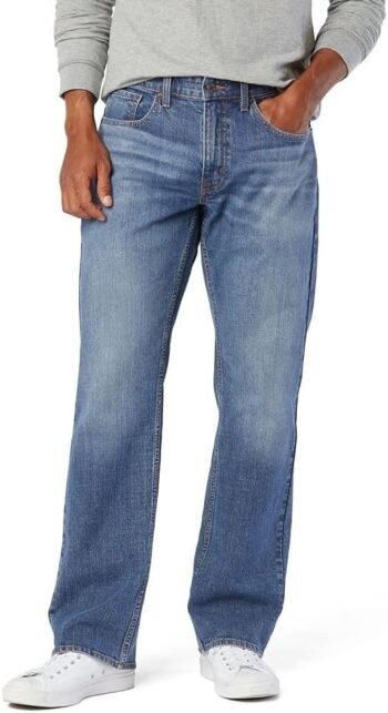 Men's Relaxed Fit Flex Jeans (Available in Big & Tall)