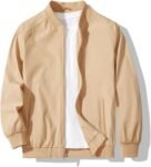 Men's Bomber Jacket Fashion Stylish Lightweight Windbreaker Spring Fall Casual Jackets for Men