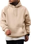 Mens Casual Cotton Hooded Collar Drawstring Hoodies Pullover Sweatshirts Casual Long Sleeve Shirts