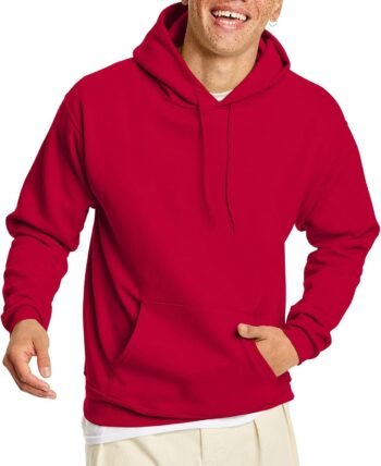 Hoodie, Midweight Fleece, Pullover Hooded Sweatshirt for Men